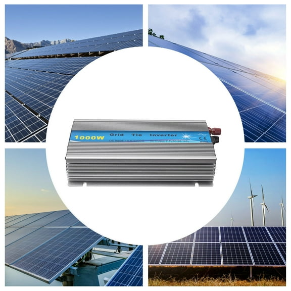 1000W Solar Micro Inverter Grid Tie MPPT Pure Sine Wave DC to AC 110V