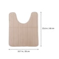 thumbnail image 2 of Nestingho Toilet Seat Cover Portátil Y Lavable Con Cálido Para Color Marrón Claro Y Ajuste Stretch, 2 of 8