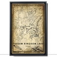 thumbnail image 2 of Possum Kingdom Lake Vintage Map Prints Canvas, Texas Map Art Canvas, Canvas, Possum Kingdom Lake road map style vintage Canvas , Canvas Wall Art, Street Map Artwork Canvas, 2 of 6