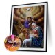 thumbnail image 2 of 5D DIY diamante pintura religión Natividad completo redondo taladro mosaico arte imagen Likrtyny Arte deco, 2 of 9