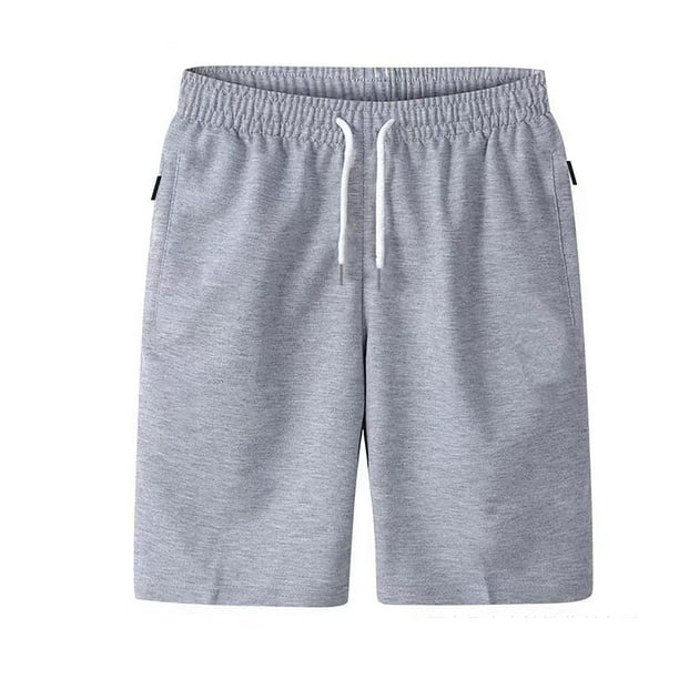 Pantalones cortos para hombre: pantalones de chándal holgados para la playa y para llevar en verano de forma informal