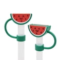 thumbnail image 4 of Mainstays 4-Pack Plastic Straw Topper Set, Lemon, Cherry, Watermelon & Pineapple, Multi-Color, 4 of 6