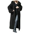 thumbnail image 1 of Kcodviy Women Casual Solid Knit Sweater Coats for Women with Hood Button Plus Size Long Sweater Coats for Women Long Patterned Sleeve Sweater Long Cardigan Long Friend Sweater Coat, 1 of 4