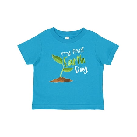 

Inktastic My 1st Earth Day Sprouting Plant Gift Baby Boy or Baby Girl T-Shirt