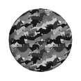 thumbnail image 4 of Spare Tire Cover, Horse Silhouette Wheel Cover Tire Covers For Trailers Car Truck Camper Universal Tire Covering Fits Diameter14"-17", 4 of 4