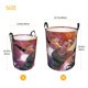 thumbnail image 5 of Cesto circular Becky Lynch, cesto para ropa plegable impermeable con asas, organizador ligero para guardar ropa de juguete para el hogar, dormitorio, sala de estar, baño, dormitorio pequeño, 5 of 8