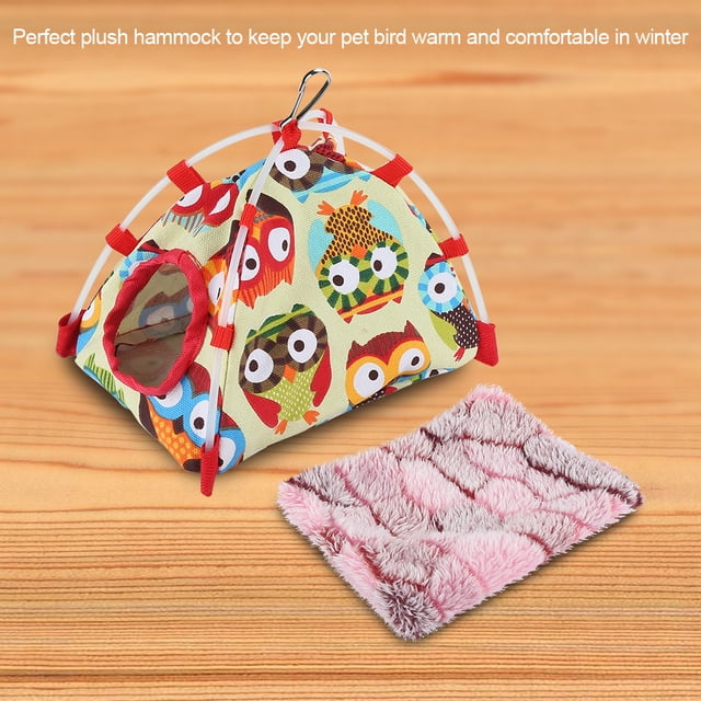 LAFGUR , Stylish Design Bed Cave Bright Color Warm Snuggle Windproof Cage, For Parrots Cats