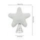 thumbnail image 2 of Estrella de Corona del Árbol de Navidad | Diseño de cinco puntas de peluche suave | Lana, plástico y metal elegantes | Ajuste perfecto para la copa del árbol | Decoración navideña versátil para, 2 of 2