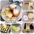 thumbnail image 4 of Máquina para hacer galletas con prensa de galletas con 16 discos y 6 puntas de decoración Suministros para hornear Kit de decoración de galletas Utensilios para hornear (Amarillo) Sincero Hogar, 4 of 7
