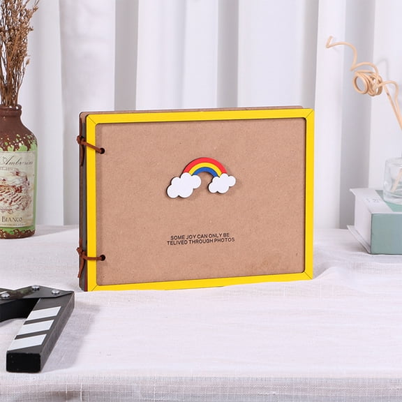 Violete Travel Scrapbook Photo Album | Vintage Kraft Paper DIY Diary | 8.6x6.3 in 60 Pages Retro Memory Book Gift