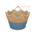 thumbnail image 6 of Beautiful Two-Tone Rattan Drink Basket by Drew Barrymore, 6 of 8
