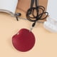 thumbnail image 4 of Organizador de auriculares para colgar en el cuello, bolsa de cuero, monedero redondo, bolsa pequeña para guardar auriculares., 4 of 6