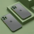 thumbnail image 1 of Funda mate armadura a prueba de golpes para iPhone 14 13 12 11 Pro Max XR XS 6 7 8 Plus SE Mini parachoques de silicona de lujo transparente cubierta dura de PC Deng Xun unisex, 1 of 2