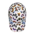 thumbnail image 4 of Naloa Original Classic Low Profile Hat Men Women Baseball Cap Dad Hat Adjustable Unconstructed Cartoon Monster Trucks1 Print Cap, 4 of 9