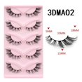 thumbnail image 2 of Super Long Eyelash Simulation Curl False Eyelashes Soft Non Irritation Fluffy Lashes Eyes for Cosplay Makeup DIY Supply, 2 of 5