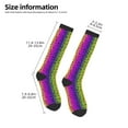 thumbnail image 5 of Daiia Sports Socks Animal Paw Rainbow Printed Novelty Crew Socks for Men Women Knee High Socks Cotton Socks Soft & Breathable Support Unisex Socks, 5 of 9