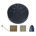 thumbnail image 4 of Mini tambor de acero Baoblaze de 3 pulgadas y 6 notas Negro, 4 of 8