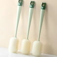 thumbnail image 4 of Long Handle Cleaning Brush - Us Sponge Cleaning Brush Plastic Long Handle Cup Feeding Bottle Scrubber Cleaning Brushes with Soft Sponge for Coffee Glasses Pot Cup Winebottle Baby Bottles, 4 of 8