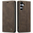 thumbnail image 2 of CaseMe Leather for Samsung Galaxy S25 5G Case, Flip Wallet Leather Case with Card Holder Magnetic Closure Shockproof Kickstand Protective Phone Cases Cover for Samsung Galaxy S25 5G 6.2-inch,Coffee, 2 of 12