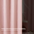thumbnail image 6 of Deconovo Silver Printed Blackout Curtains - 2 Panels, Wave Dots Pattern, Grommet Top, 42"x95", Thermal Insulated Drapes for Bedroom & Living Room, Coral Pink, 6 of 8