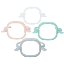 CTIRCHIU Baby Silicone Bottle Handles Independent Drinking Pink