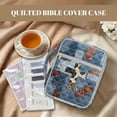 thumbnail image 3 of Pzuqiu Cross Cow Print Bible Cover Case for Women Large Bible Bag with Handle&Tags Study Supplies Organizer Quilted Book Carrying Case Church Bag Christian Gifts for Mom Friends, 3 of 7