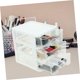 thumbnail image 3 of Cajón, escritorio de oficina, contenedores de almacenamiento, estantes de almacenamiento, contenedor de almacenamiento, organizador de papelería, organizador de baño, maquillaje, 3 of 5