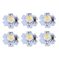 thumbnail image 4 of 25Pcs LED Chip, 0.5W 5V LED Chip Bulb Light Beads High Power Lamp Bead Light Source Chip with Aluminum Plate for Floodlight, LED Chip Lighting Spotlight Bulb Replacement, 4 of 7