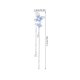 thumbnail image 3 of 1Pair Crystal Butterfly Earrings: Elegant Flower Waterdrop Tassel Dangle Earrings Women Crystal Fairy Jewelry For Daily Evening Party, 3 of 3