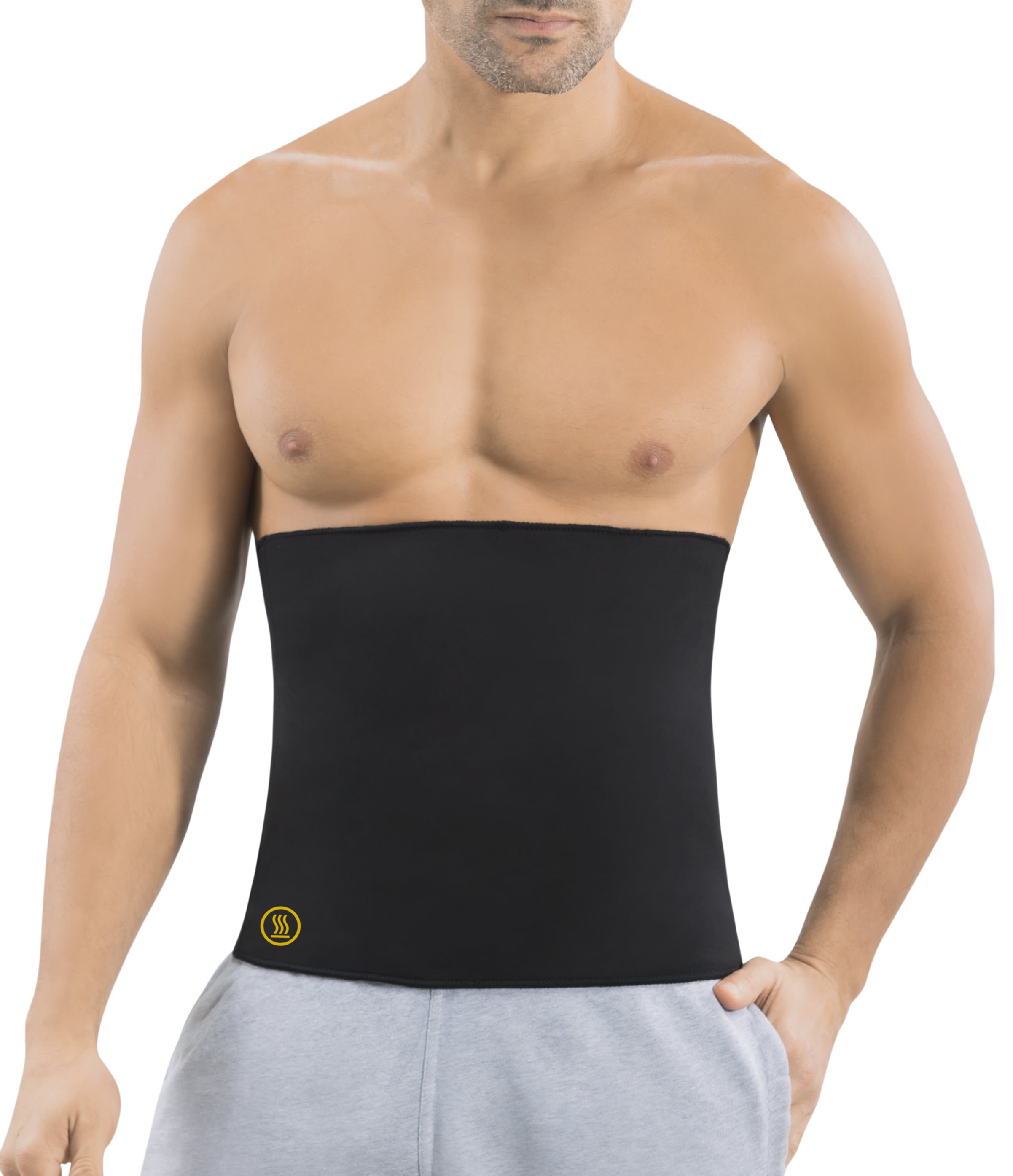 Hot Shapers Thermal Hot Belt for Men - Slimming Compression and Calorie  Burning Activewear 