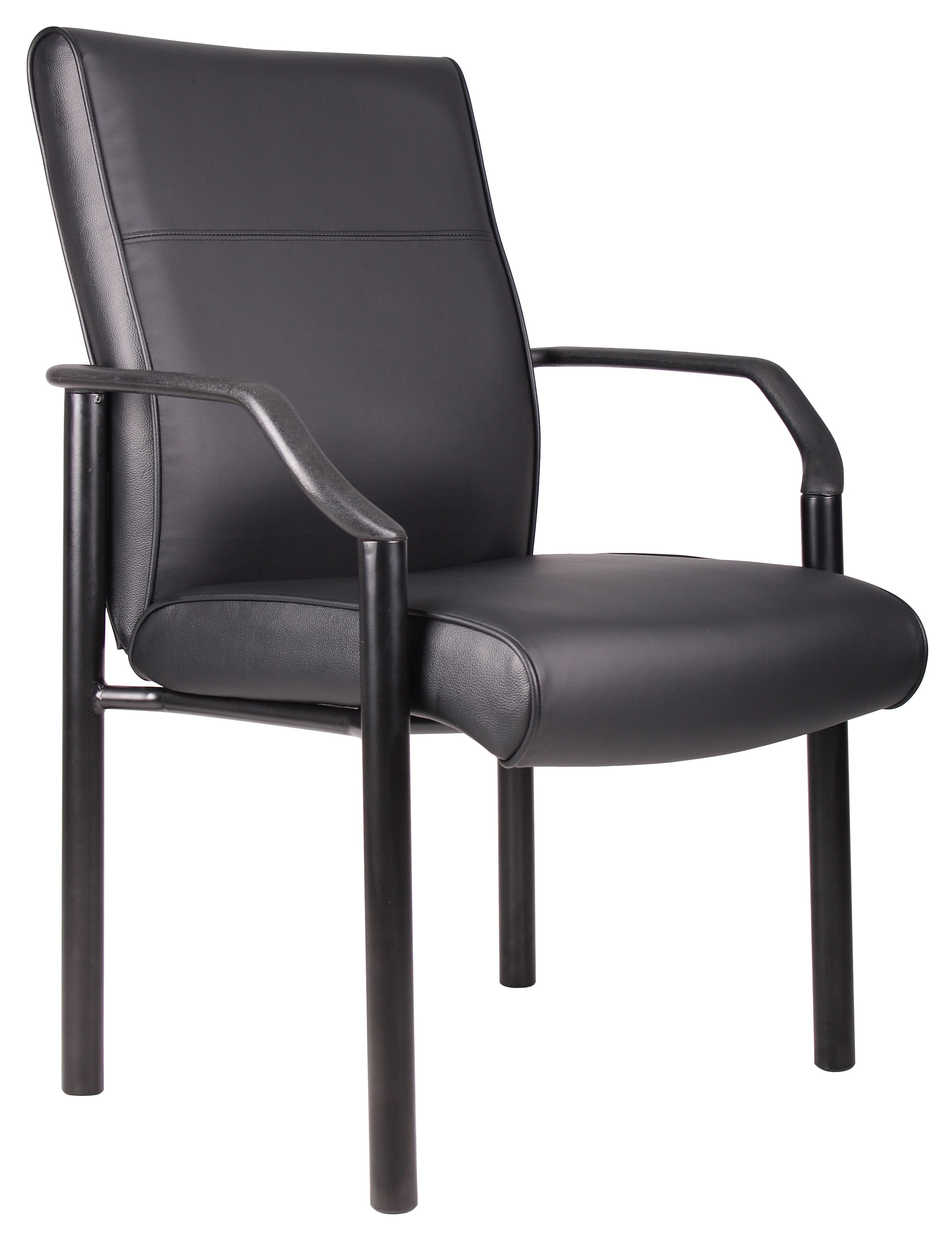 Boss Office Products Black Guest Reception Waiting Room Chair - Walmart.com