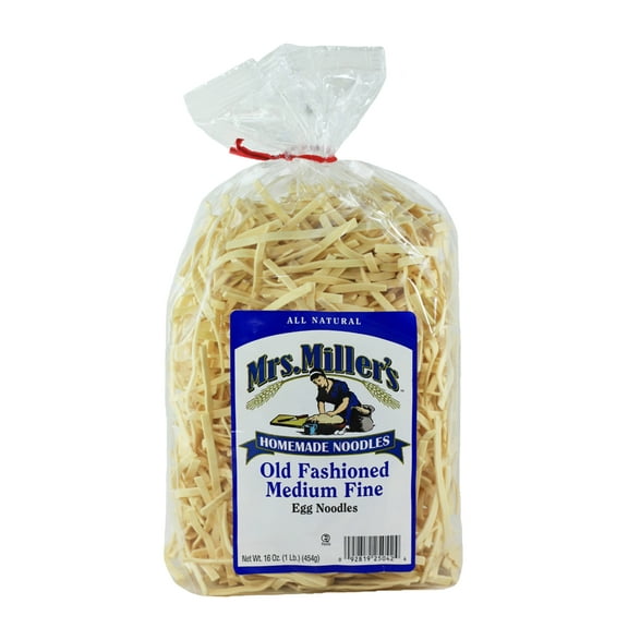 Mrs. Miller's Old Fashioned Medium Fine Egg Noodles 16 oz. (2 Bags)