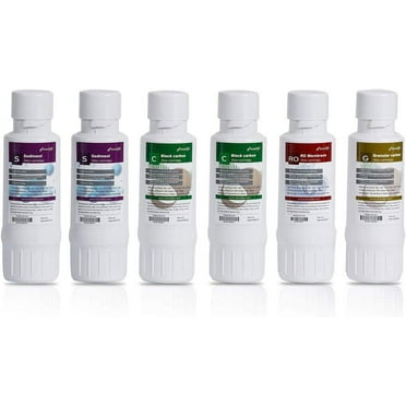 Frizzlife W5006 Water Filter Replacement Cartridge for WA99 RO Reverse Osmosis System - from Second Year Replacement Cartridge Set (6 Pack)