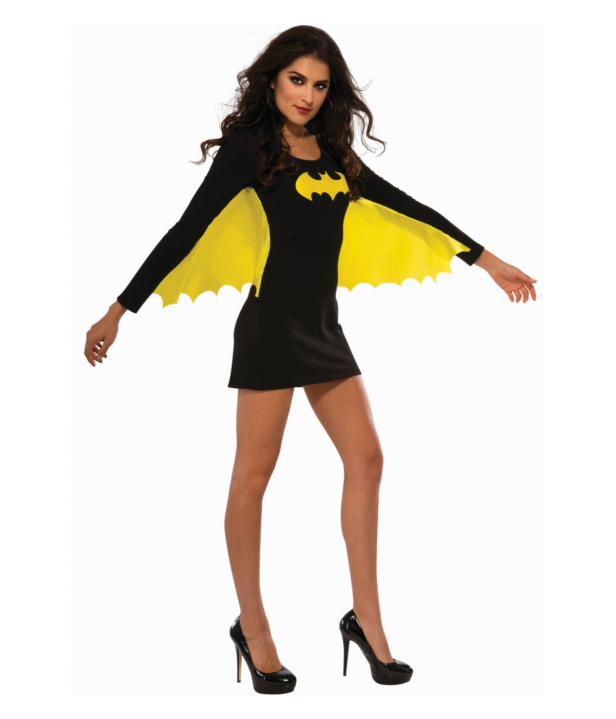 MEDIUM 12-14 ADULT WOMENS BAT BABE DRESS SUPERHERO FANCY DRESS COSTUME