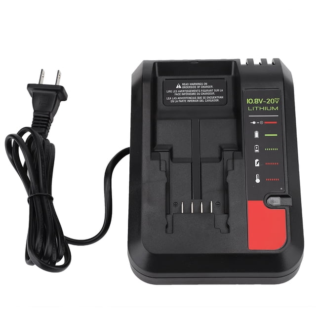 Cargador de batería para Black Decker,Reemplazo para Black&Decker PORTER Cargador de batería de carga rápida Diseño revolucionario