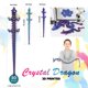 thumbnail image 2 of Dragon Toy Dak Haan 30 dragón grande de cristal impreso en 3D, 2 of 7