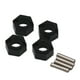 thumbnail image 3 of 4 adaptadores hexagonales para ruedas, bujes de transmisión hexagonal, combinadores, accesorios para modelos RC, ruedas hexagonales Negro, 3 of 9
