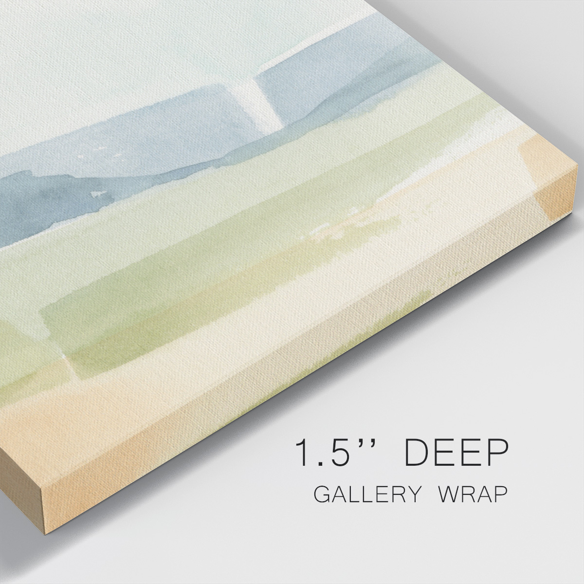 Wexford Home Pastel Slopes II-Premium Gallery Wrapped Canvas, 40" x 40" - Ready to Hang
