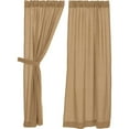 thumbnail image 6 of VHC Brands Burlap Farmhouse Curtain Panels, Dove Grey, 96x50, Set of 2, 6 of 11