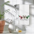 thumbnail image 5 of Christmas Dog Merry Woofmas Kitchen Towels, Christmas Lights Dogs Paw Prints Hand Towels, Dog Lovers Gifts for Women, Puppy Paw Xmas Decorative Tea Dish Towels for Bathroom Decor 16x24 Inch, 5 of 7