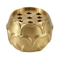 thumbnail image 1 of Porta incienso Base para quemar incienso Quemador de incienso de salvia y varillas Quemador de incienso de loto Oro 3mm, 1 of 9