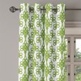 thumbnail image 2 of Ambesonne Irish Grommet Curtain, Entangled Clover Leaves, 50" x 72", Cream Green, 2 of 6
