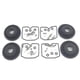 thumbnail image 1 of 4 Set Carburetor Rep Kit With Vacuum Diaphragm For It Gsf 600 S 96-03, 1 of 5