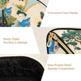 thumbnail image 5 of FORMRS Makeup Bag Travel Cosmetic Organizer for Women Fold Flat Zipper Pouch with Handle, Large Pine Tree, 5 of 8