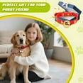 thumbnail image 6 of TELOLY Puppy Collar,PU Alloy Girl Dog Collar for Medium to Large Dogs,Adjustable Dog Paw Bell Female Dog Collar,Red,Xl, 6 of 7