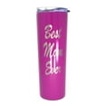 thumbnail image 2 of Best Mom Ever Gift - Ezprogear 20 oz Stainless Steel Skinny Tumbler Insulated Engraving Coffee Mug with Lid & Straw Mom Gifts, Mom Birthday, Mothers' Day, Christmas Gift  (Magenta), 2 of 2