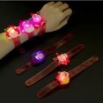 thumbnail image 1 of 96PCS Christmas Light Up Bracelet LED Flashing Skeleton Bat Pumpkin Halloween Bracelet Party Decoration, 1 of 4