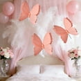 thumbnail image 5 of SLYNSHome Large Butterfly Party Decor,Hanging Butterfly Decorations Watermelon Red Crepe Paper Garden 3D Butterflies Decor for Wedding Shower Birthday Party Room Decor, 5 of 7