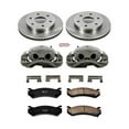 thumbnail image 2 of PowerStop Front Stock Replacement Brake Pad and Rotor Kit with Calipers Fits: CADILLAC CHEVROLET GMC Select Models KCOE2009, 2 of 5