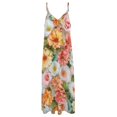 thumbnail image 4 of Floral Colorful Flower Fine Art Sleeveless Dress Summer Dress Woman 2025, 4 of 7